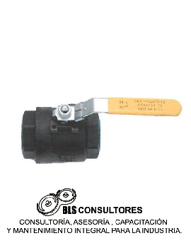 Válvula de bola roscado de acero al carbono de 2000 a 3000 PSI