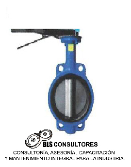 Válvula de mariposa tipo wafer de hierro dúctil de 150 PSI asiento EPDM