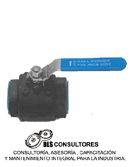 Válvula de bola roscado de acero al carbono de 3000 a 5000 PSI