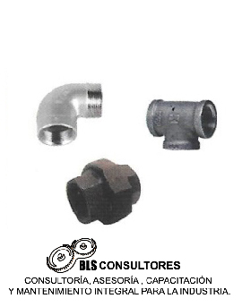 Conexiones de fierro negro Sch 40, Sch 80 de 150 a 300 PSI