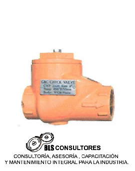 Válvula Check Swing roscado de hierro dúctil de 5000 PSI